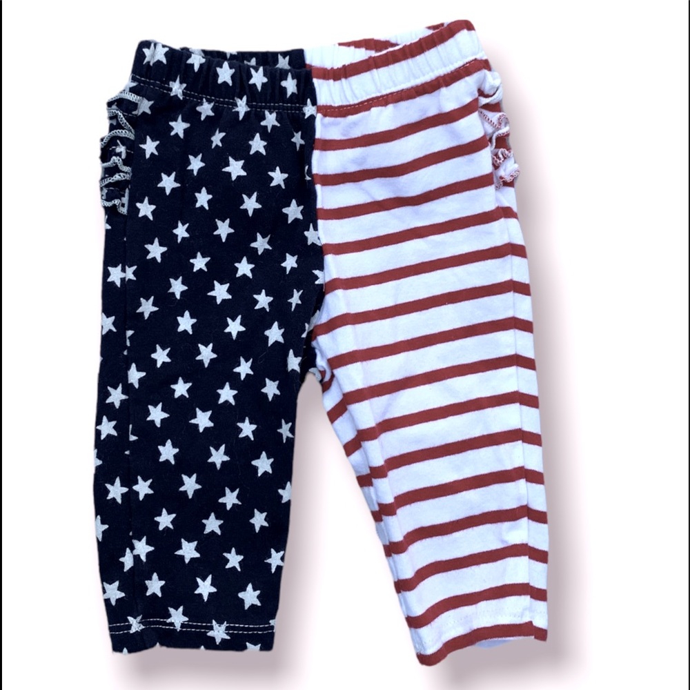 Old Navy 4th of July pants 0-3